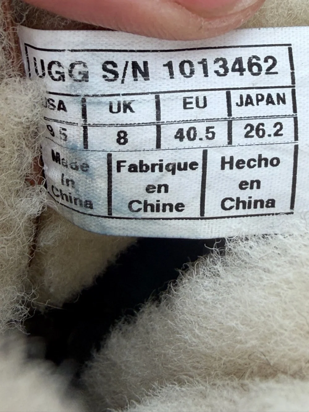 UGG Classic Tall Boots Womens 9.5 Chestnut Sheepskin‎ Suede Winter